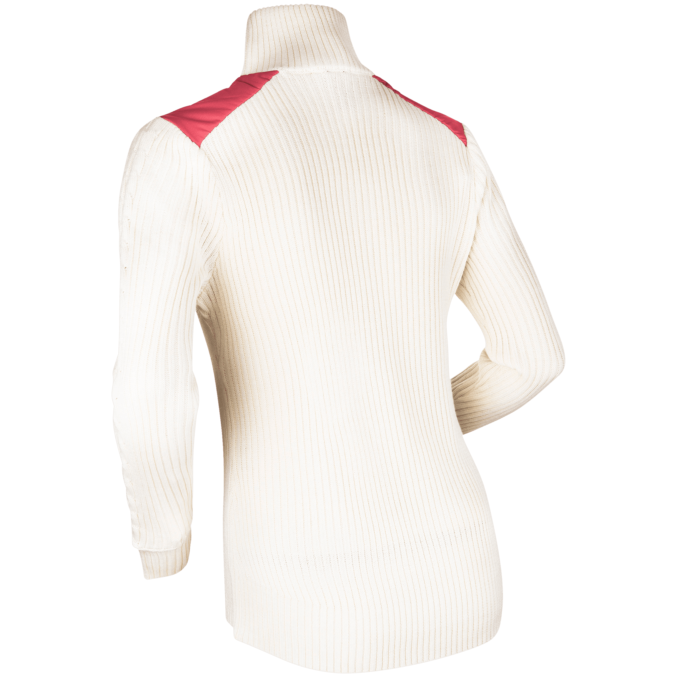 Sweater Half Zip Comfy for women - Pale red