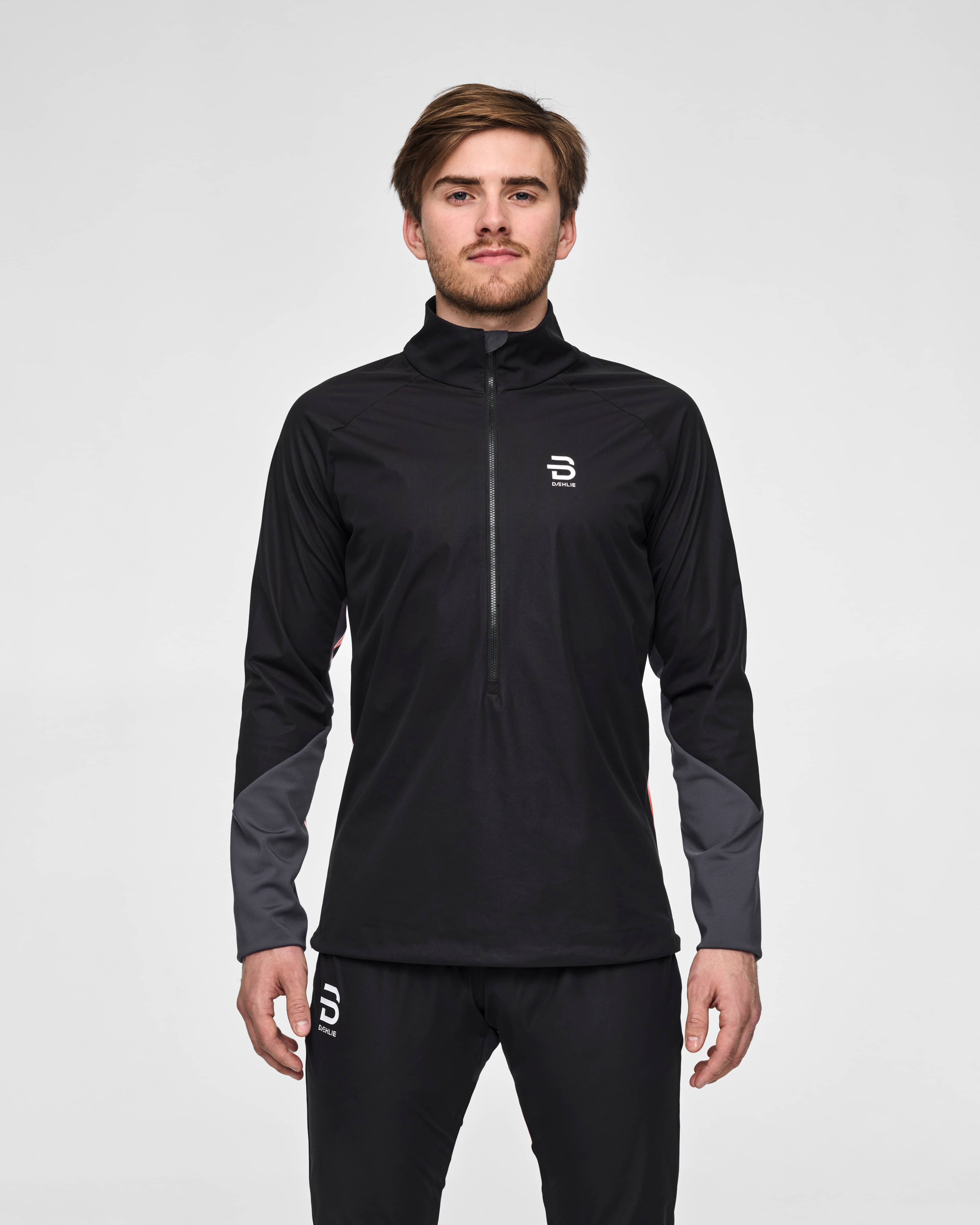 Jacket Half Zip Elite for men - Black