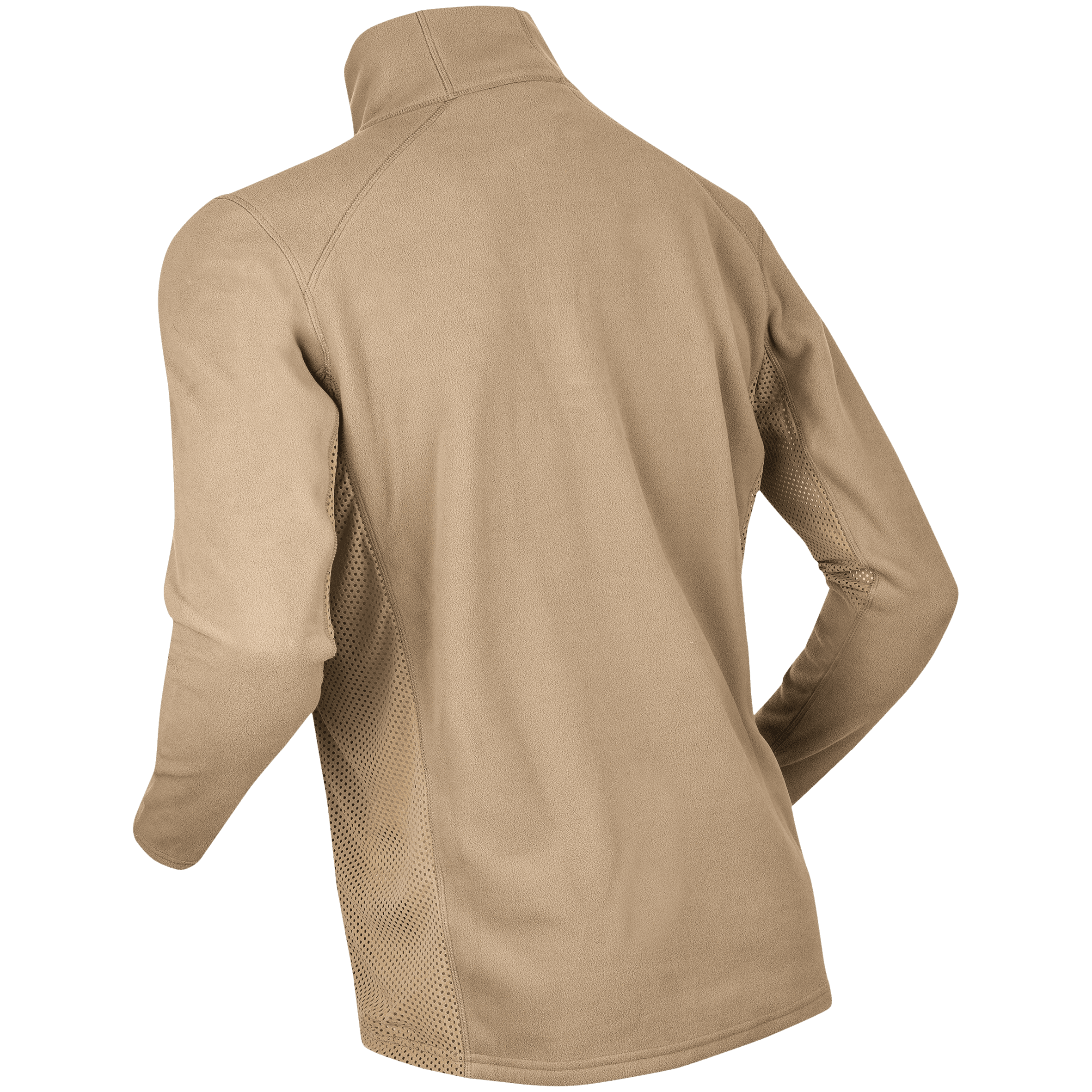Half Zip Cabin for men - Lys brun