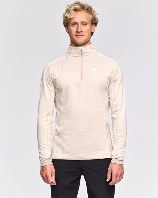 Half Zip Grid for men