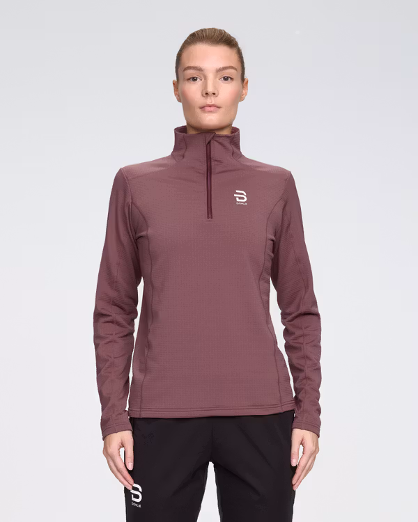 Half Zip Grid for women