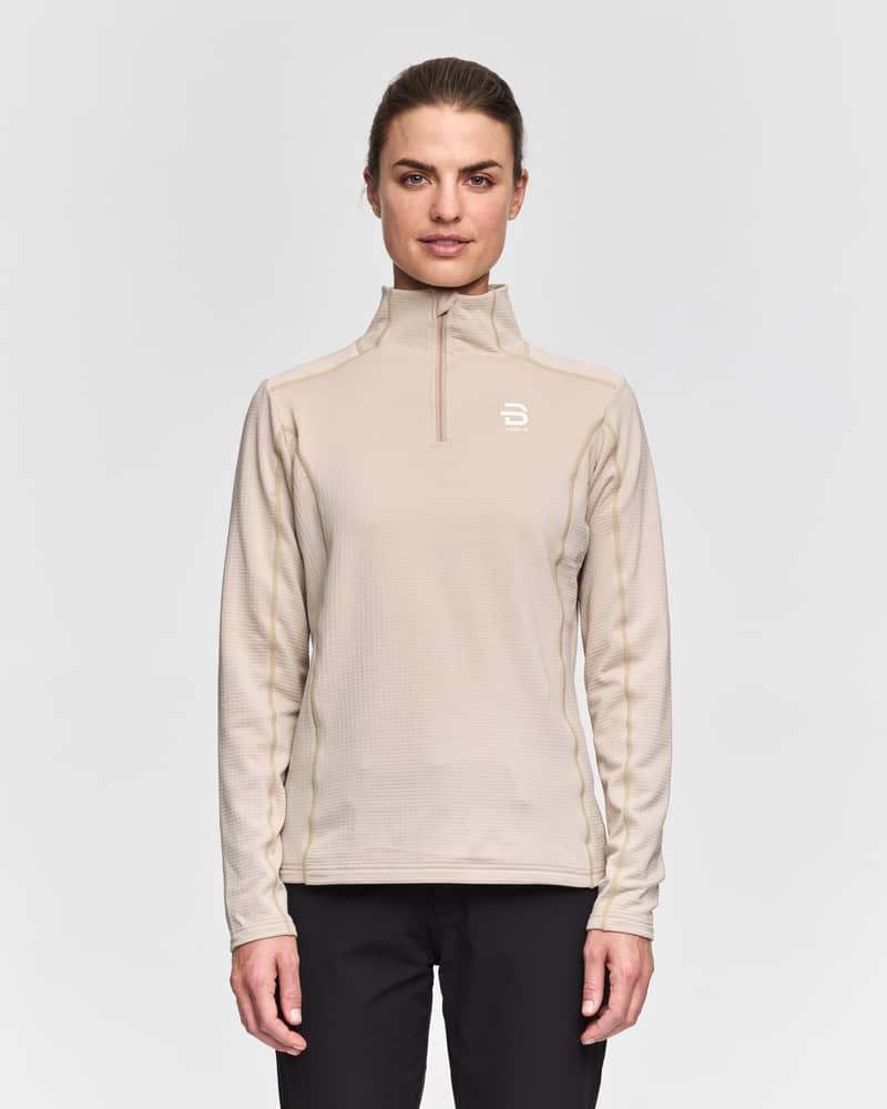 Half Zip Grid for women