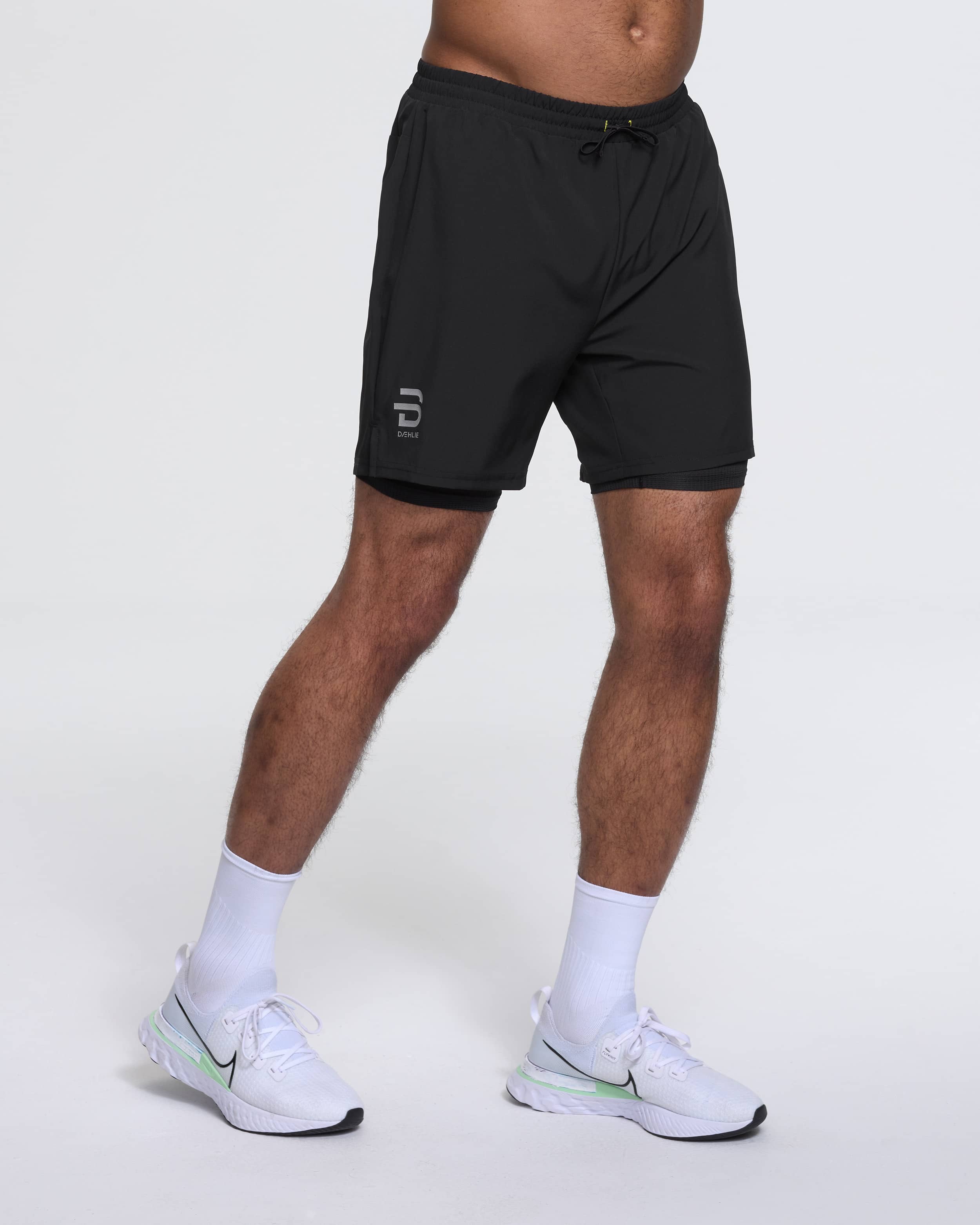 Shorts Run 2 in 1 men's - Black
