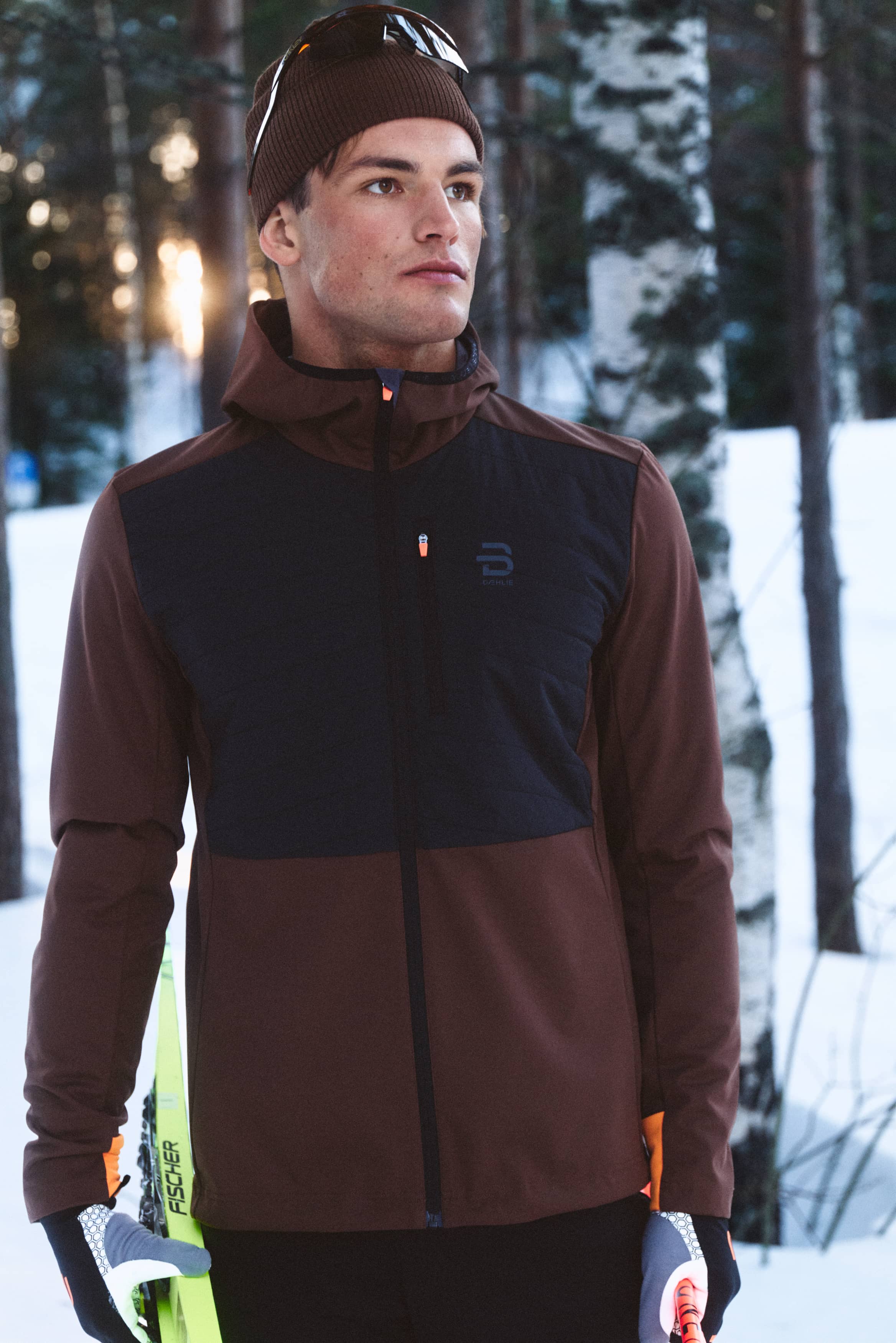 R.B.C. レジェンドジャケット ダークブラウン Jacket Power men's - Dark Brown