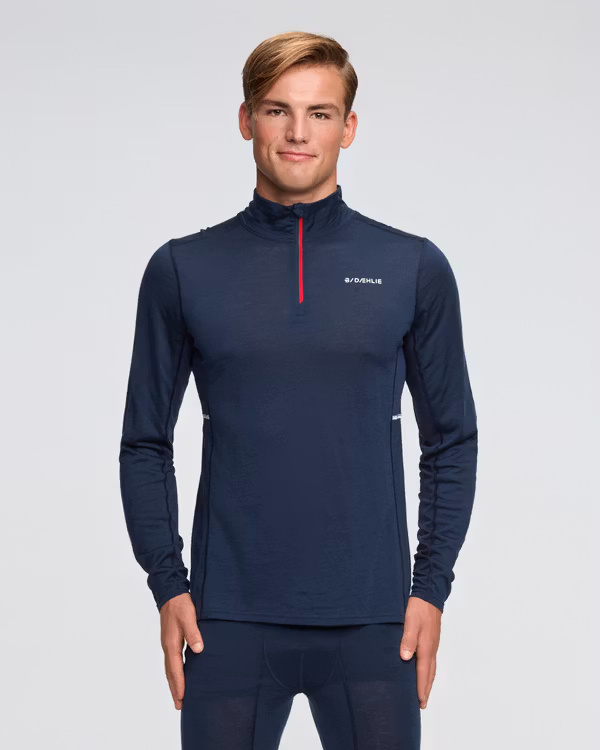 Performance Wool Half Zip men's