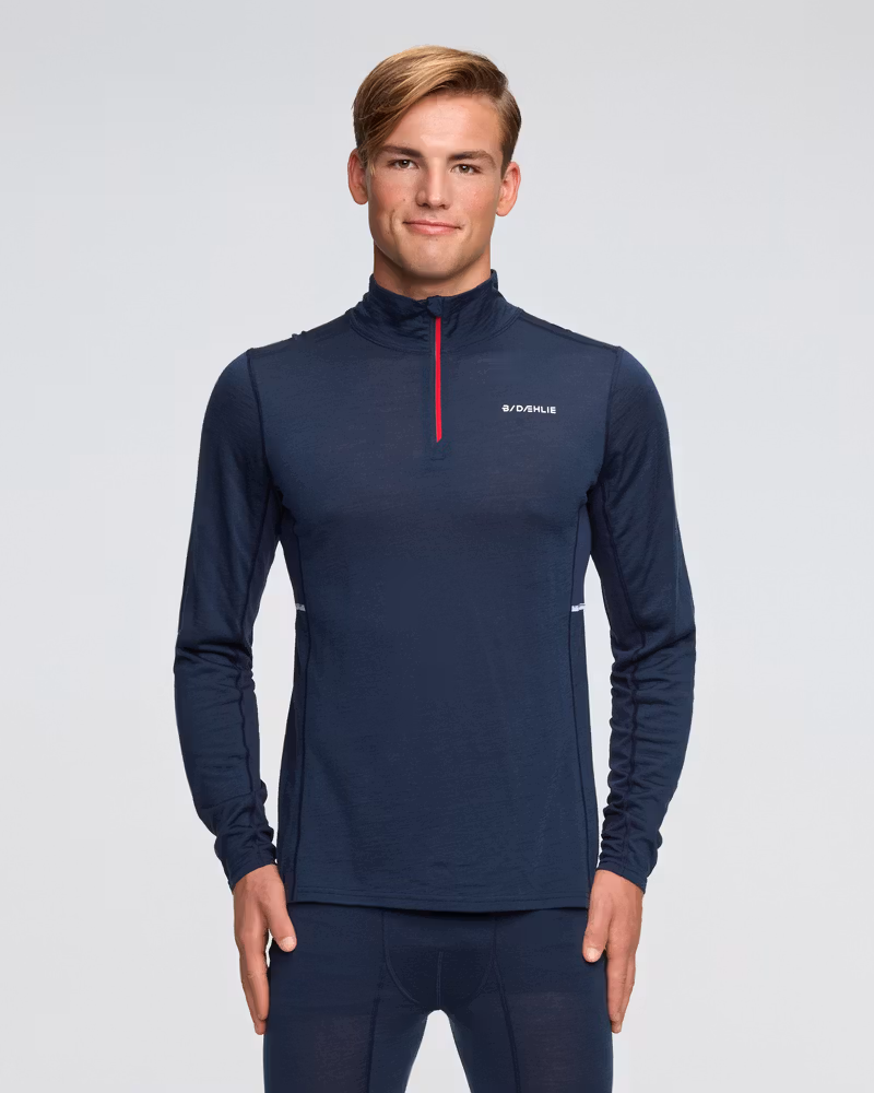 Performance Wool Half Zip men's