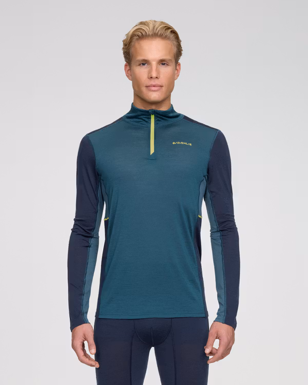 Performance Wool Half Zip men's