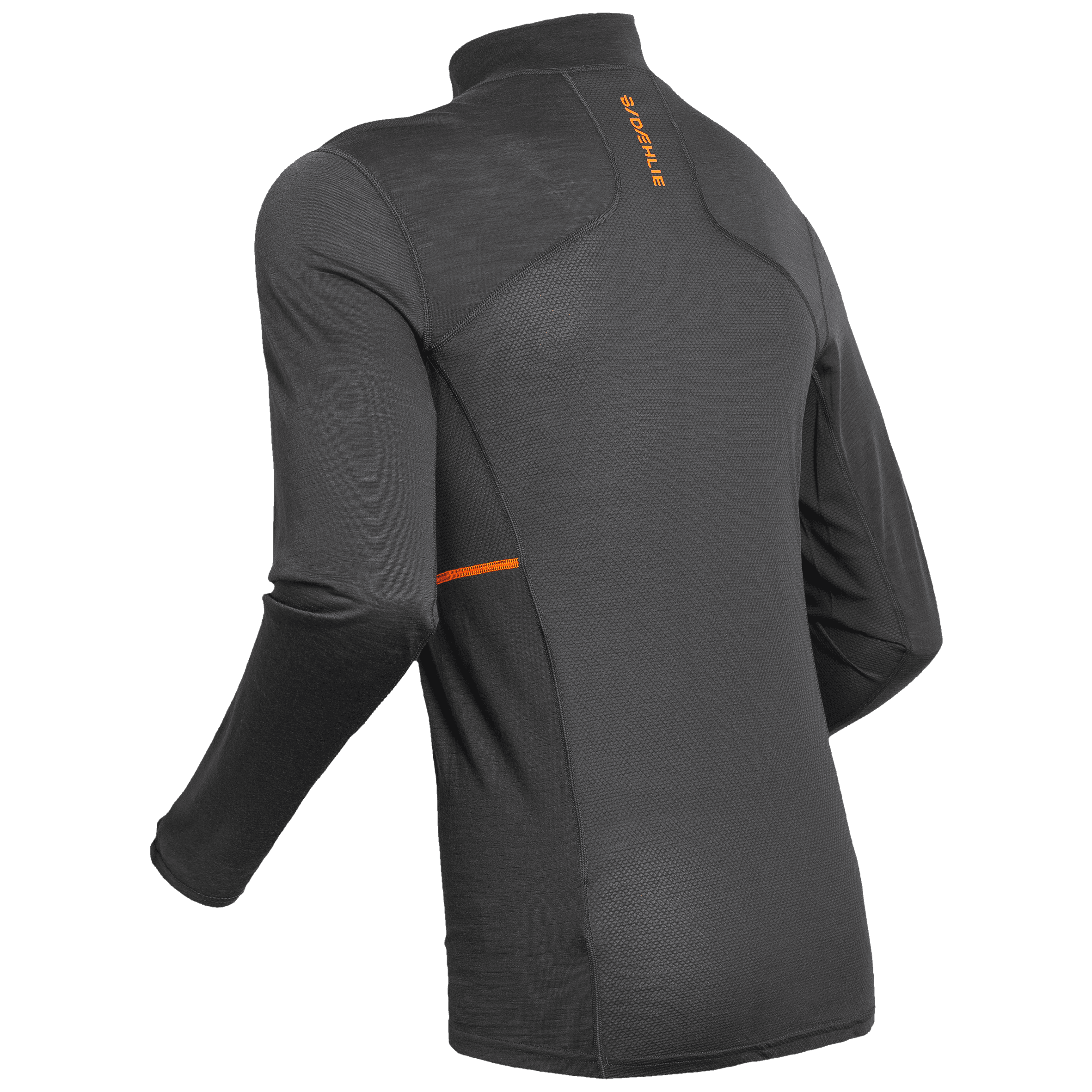Performance Wool Half Zip men's - Obsidian