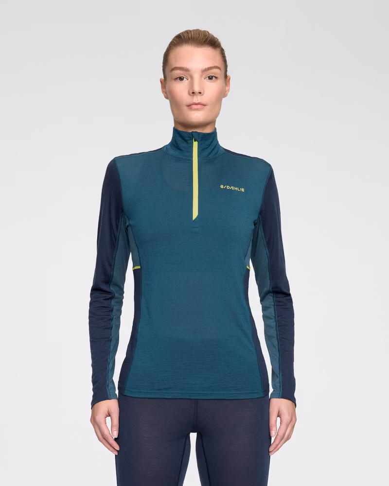 Performance Wool Half Zip women's
