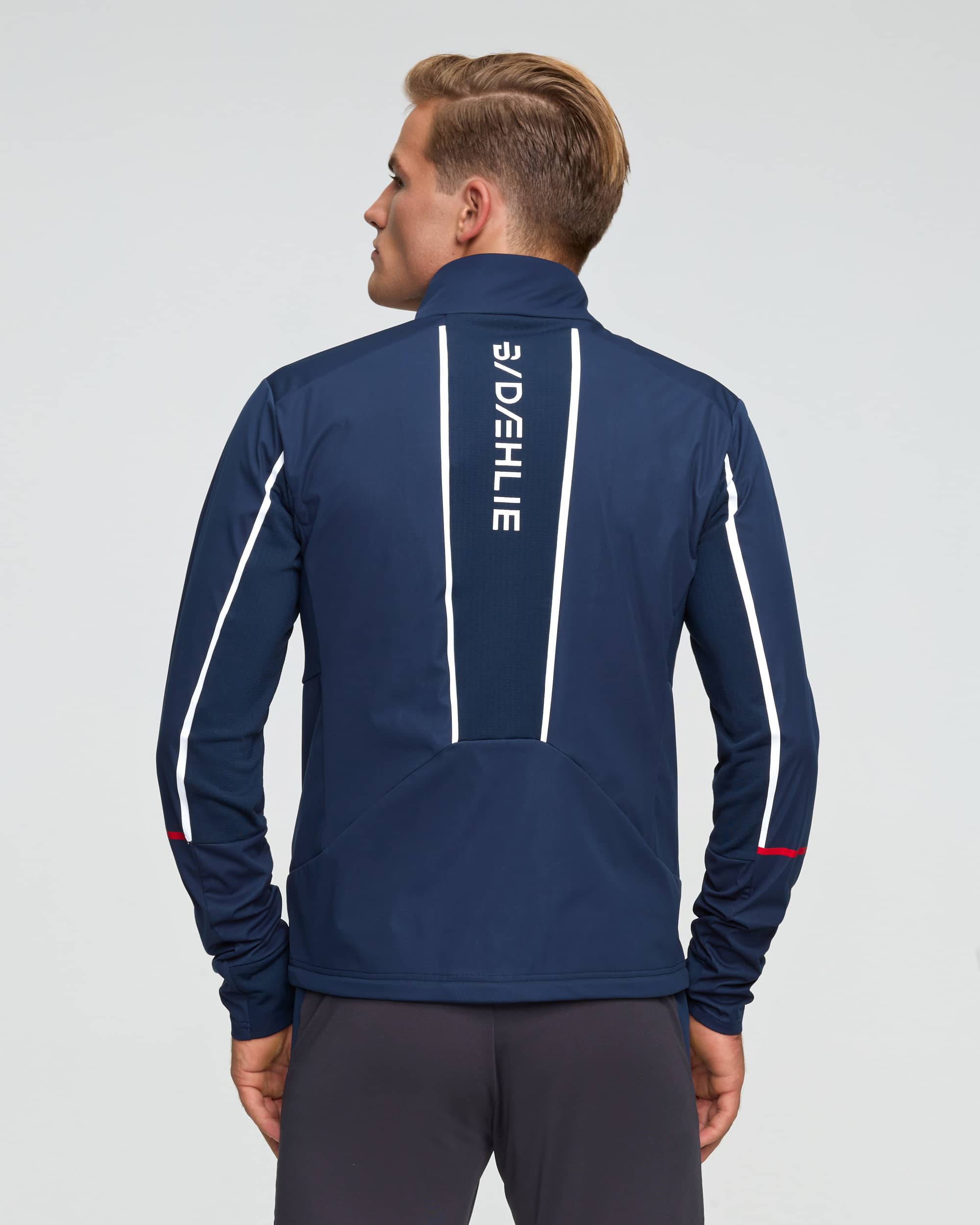 【ゆあ】digne完売品★sporty blouson navy Zipped Jacket Navy Blue Lambskin | DIOR