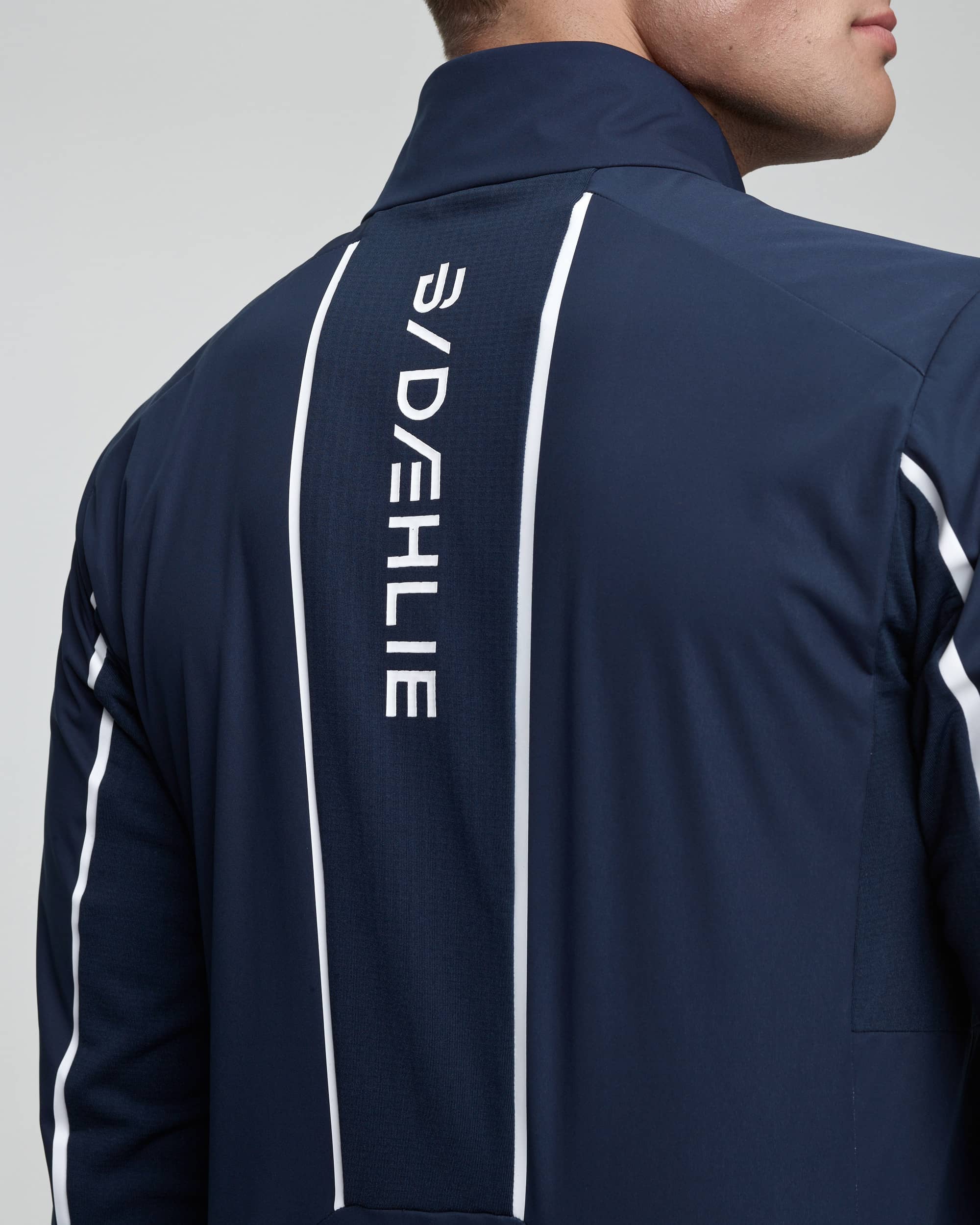 (取寄) ビヨルンダーリ メンズ ペース ジャケット - メンズ Bjorn Daehlie men Pace Jacket - Men's Navy Jacket Pace men's - Navy blue