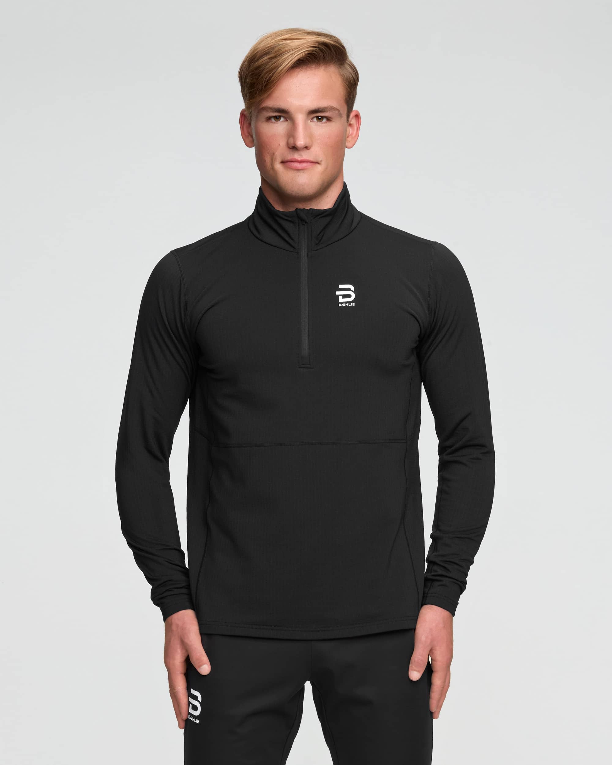 Half Zip Pace men's - Black