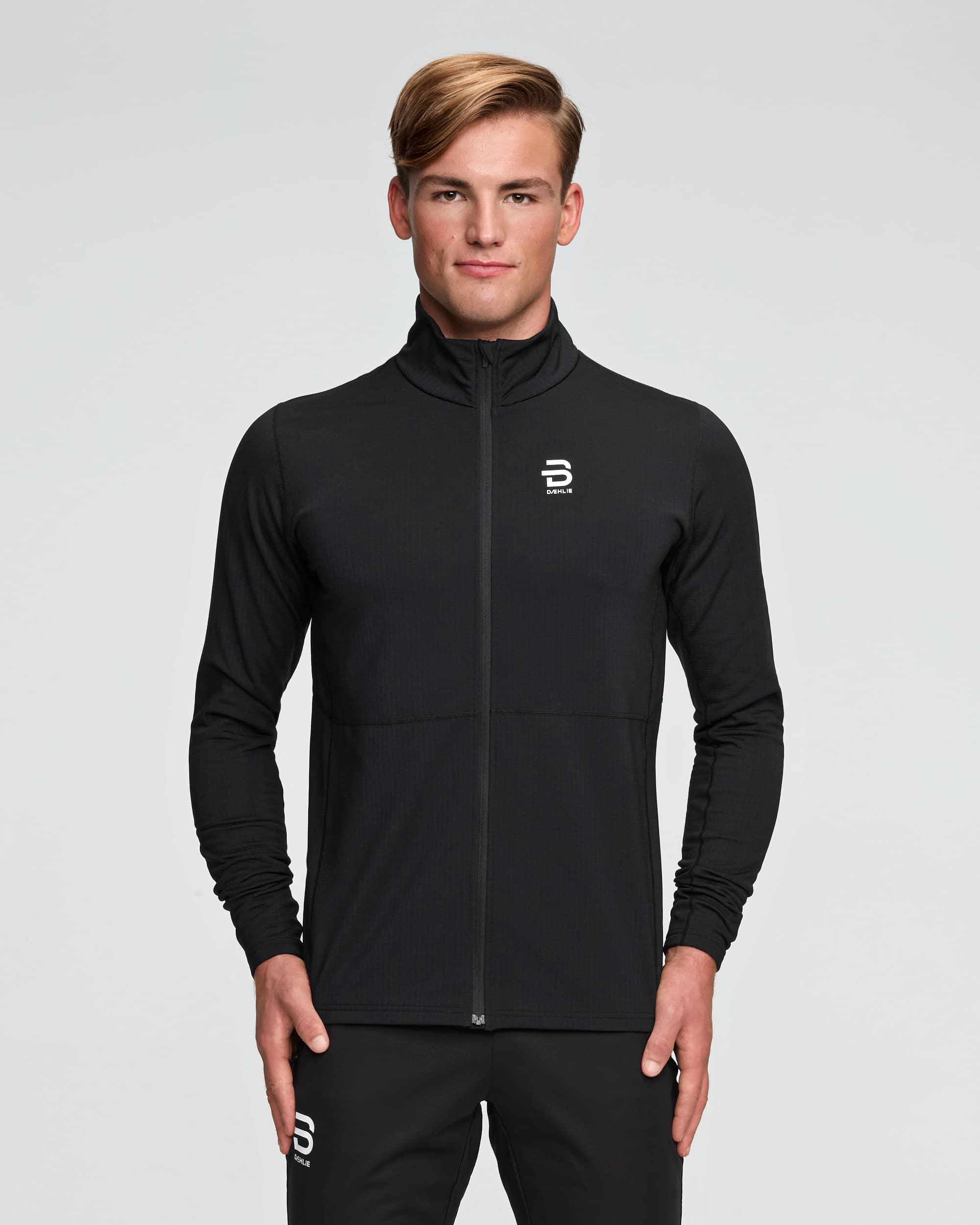 Universal Colours 長袖サイクルジャージ メンズM ブラック Black Mono Men's Long Sleeve Jersey | Universal Colours