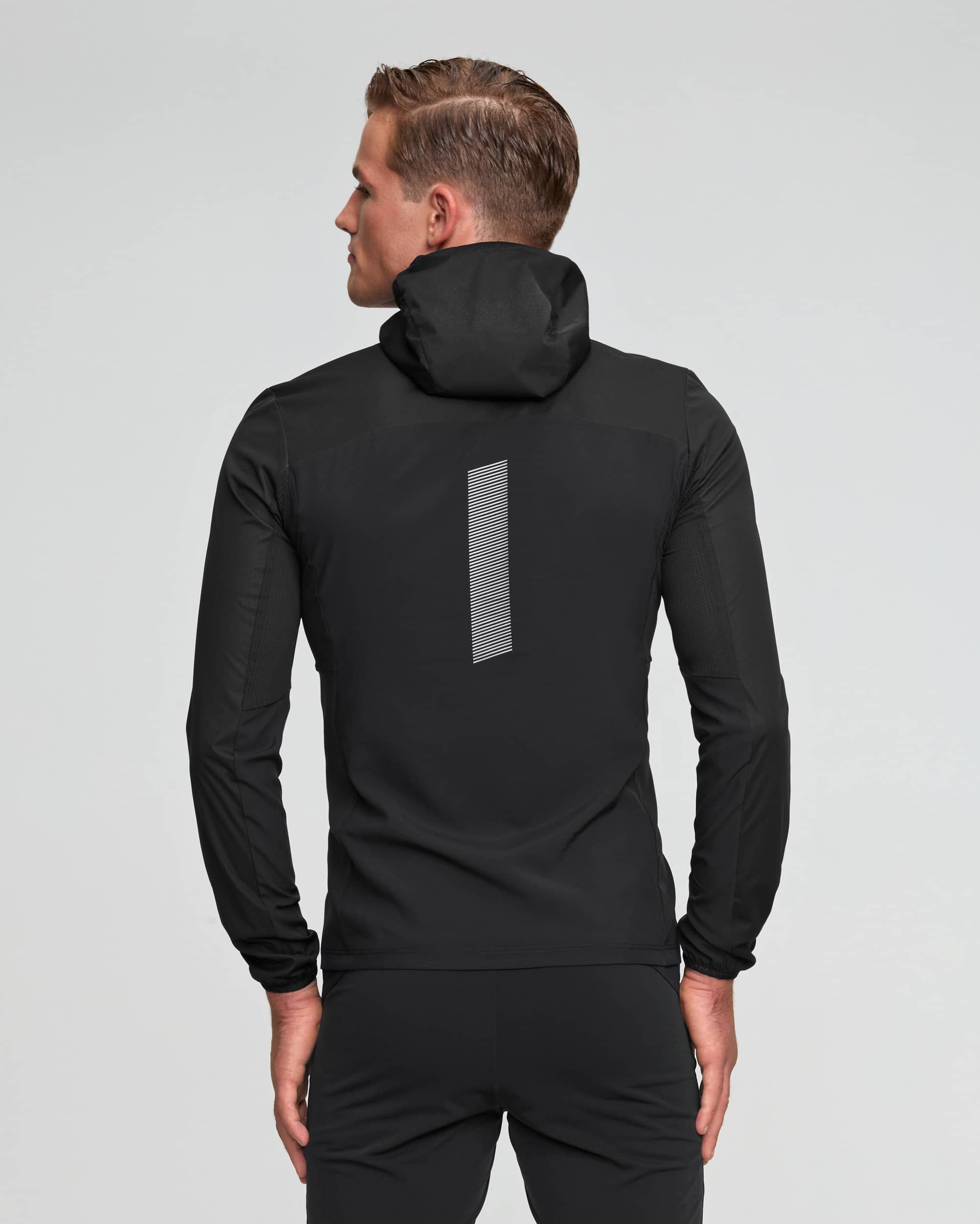 Jacket Winter Run Protect men's - Black