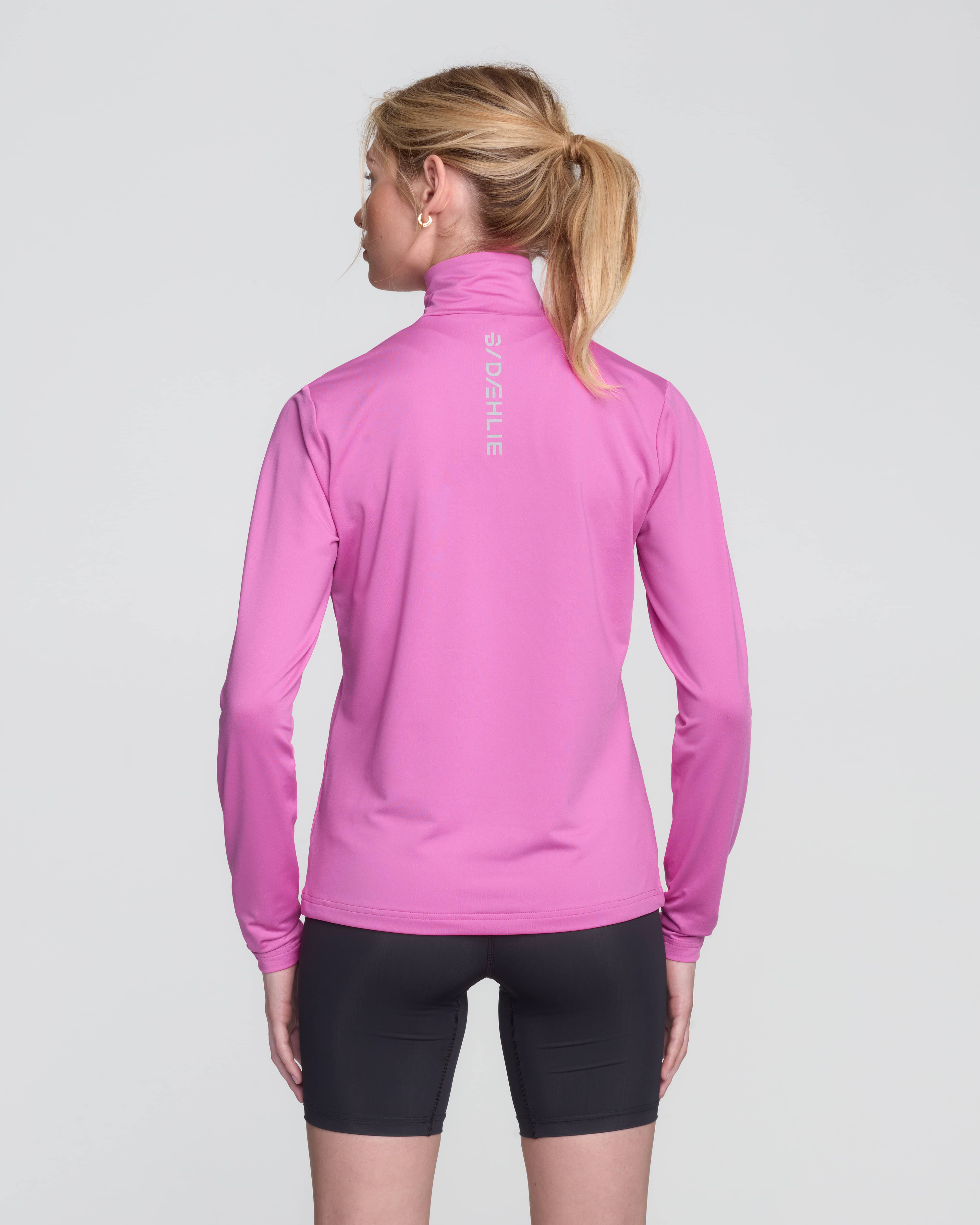 Half Zip Tempo women's - Neon Pink