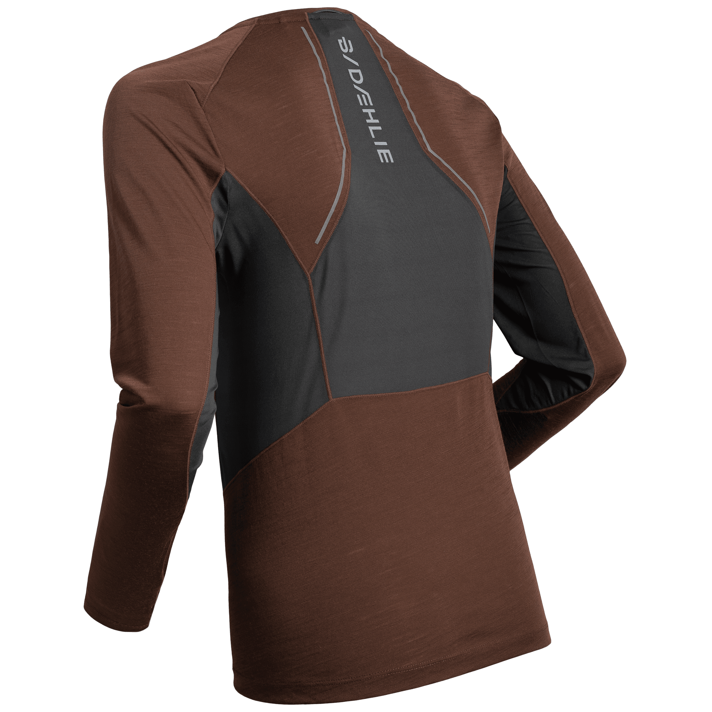 Long Sleeve Tech Wool women's - Chocolate Brown