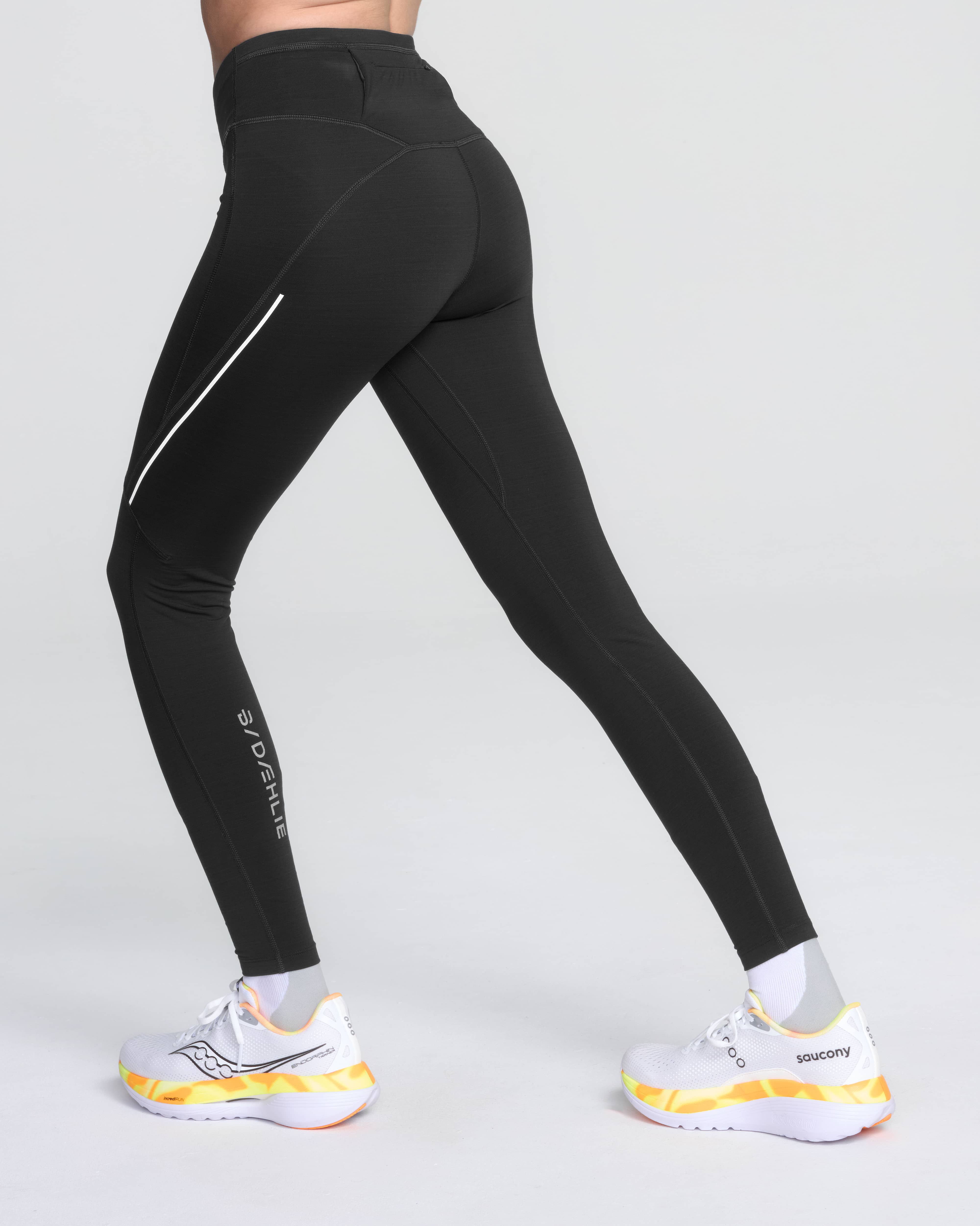 Tights Tech Wool women's - Black