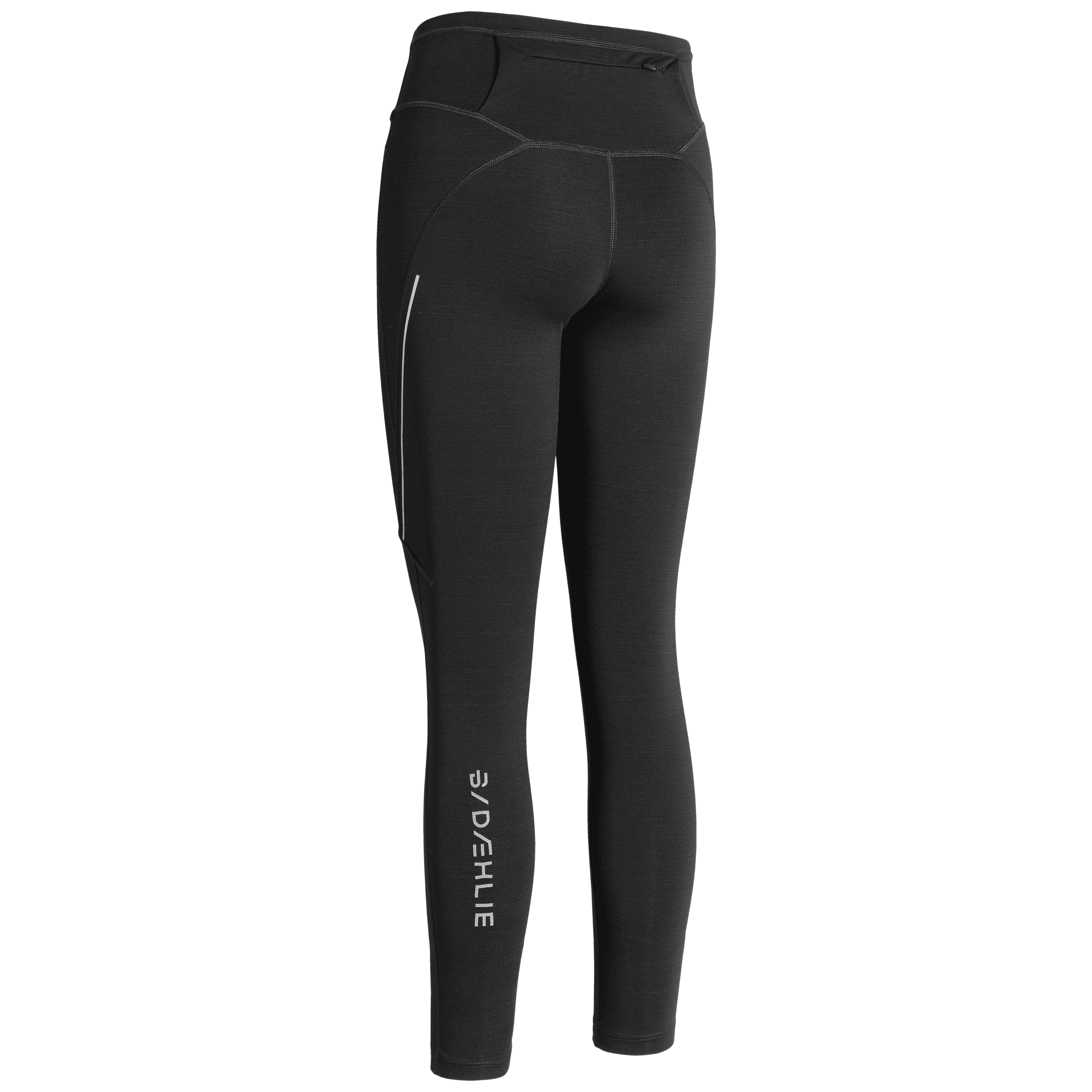 Tights Tech Wool women's - Black