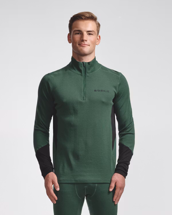 Shield Wool Half Zip men's